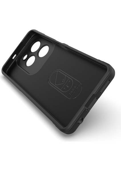 Infinix Hot 40 Pro Kılıf Esnek Tpu Oyuklu Arka Yüzey Tasarımlı Ardx Etnik Silikon Kapak - Siyah modelleri