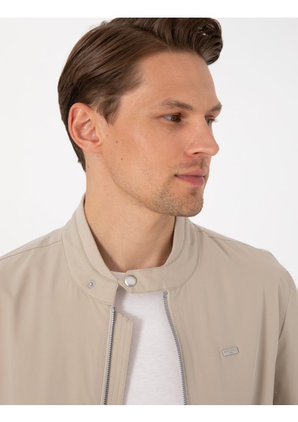 Erkek Bej Bomber Ceket 50307261-VR011