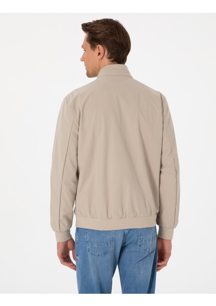 Erkek Bej Bomber Ceket 50307261-VR011