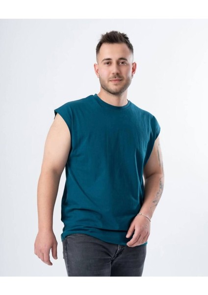 ✅ Kolsuz Erkek T-Shirt – Hafif Kumaş, Modern ve Şık Kesim