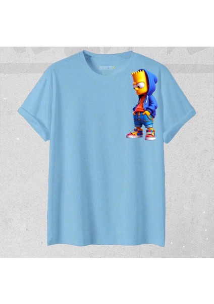 Unisex Oversize Efsane Yeni Sezon Simson Baskılı 1 Adet T-Shirt