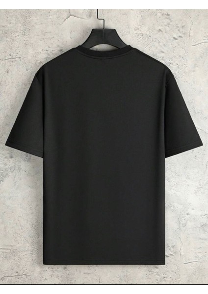 Palmiye Desenli Oversize Unisex Tshirt