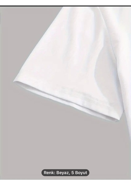 Line Grafik Baskılı Erkeklerin Yaratıcı Üstü, Rahat Kısa Kollu Crew Neck Oversize T-Shirt, Erkek