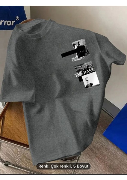 Crew Neck Binalar Baskı Erkek Modası Yaz Kısa Kollu Spor Oversize T-Shirt, Rahat ve Çok Yönlü