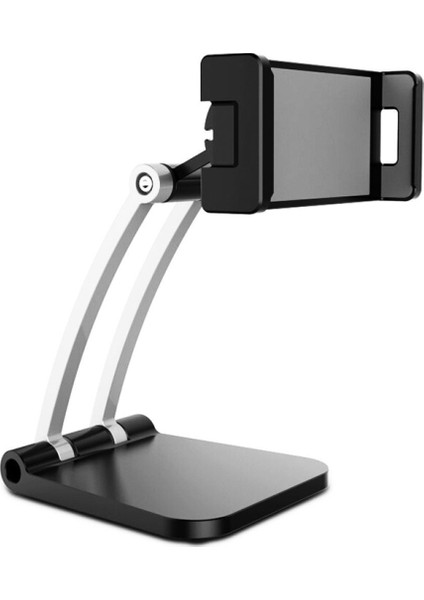 Ayarlanabilir Masaüstü Tablet ve Telefon Tutucu Stand (Siyah)
