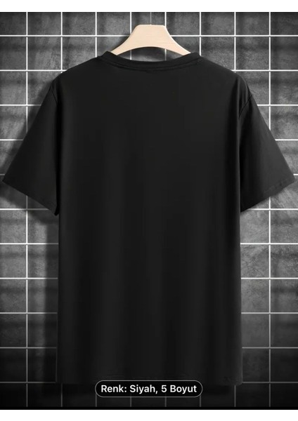 Trust Crossed Out Print T Shirt, Erkekler Için Tişörtler, Yaz Için Rahat Kısa Kollu Oversizet-Shirt