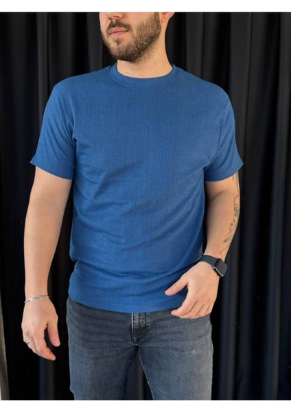 ✅ Bürümcük Kumaş Erkek Basic T-Shirt - Kısa Kollu, Modern Tasarım