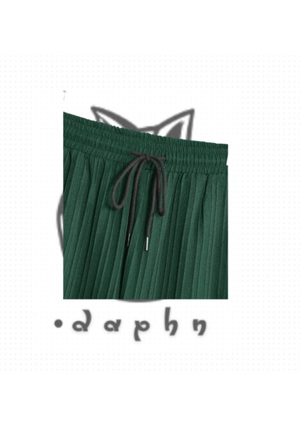 Kadın/erkek Özel Fitilli Ottoman Kumaş Yazlık Bel Lastik Baggy Yeşil Eşofmanaltı Pantolon fırsatları