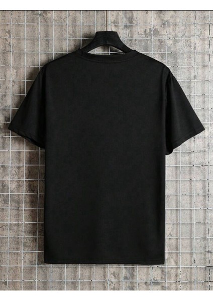 Unisex Yeni Sezon Oversize Brooklyn Baskılı Pamuklu Tshirt