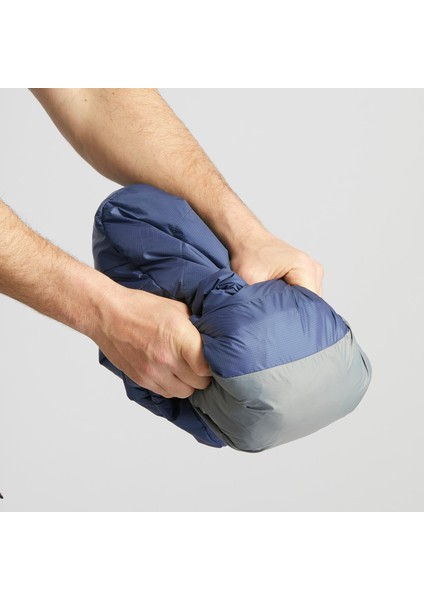 Forclaz Erkek Kapüşonlu Trekking Şişme Montu - Mt100