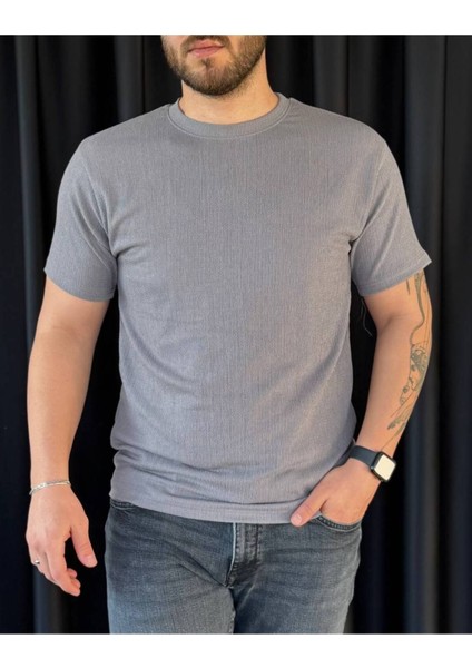 ✅ Bürümcük Kumaş Erkek Basic T-Shirt - Kısa Kollu, Modern Tasarım