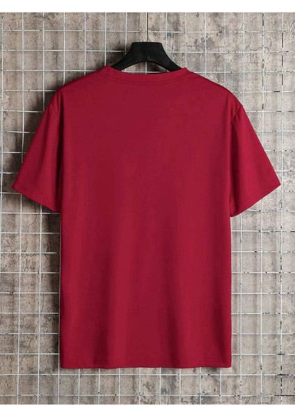 Unisex Yeni Sezon Oversize Brooklyn Baskılı Pamuklu Tshirt