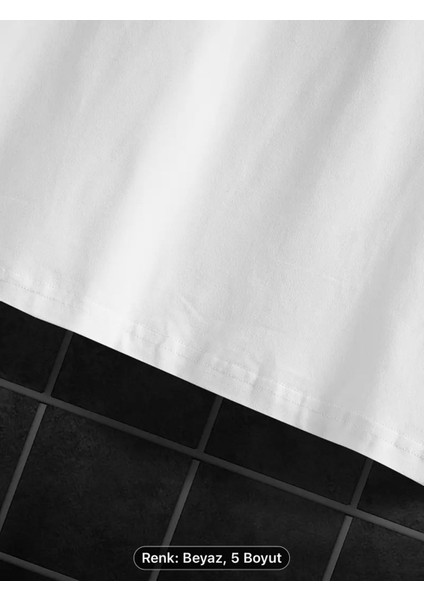 Erkekler Için Amerikan Moda Trendi Yuvarlak Yakalı Rahat Üst, Ilginç Çizgili Grafik Baskılı Oversize