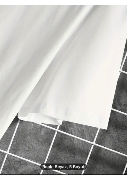 Erkekler Için Amerikan Moda Trendi Yuvarlak Yakalı Rahat Üst, Ilginç Çizgili Grafik Baskılı Oversize