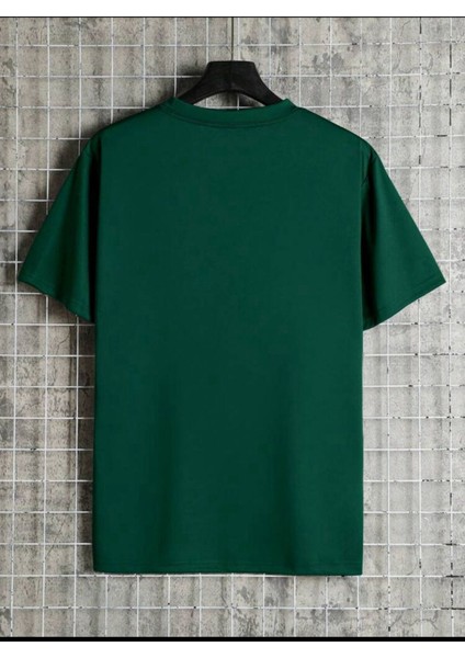 Unisex Yeni Sezon Oversize Brooklyn Baskılı Pamuklu Tshirt