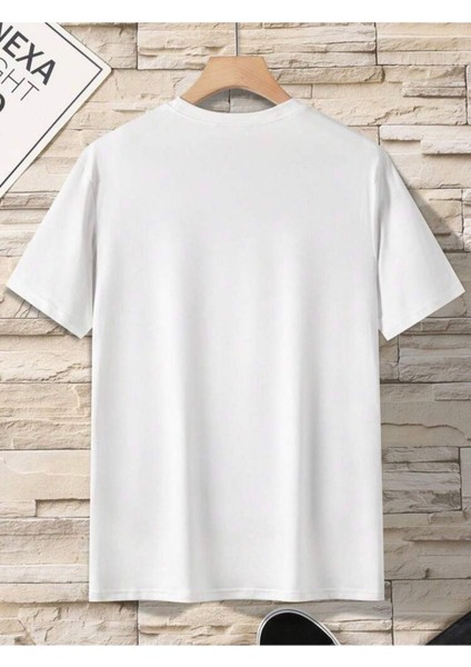 Oversize Unisex Gün Batımı Tatında T-Shirt