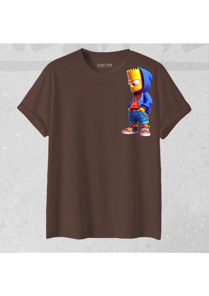 Unisex Oversize Efsane Yeni Sezon Simson Baskılı 1 Adet T-Shirt