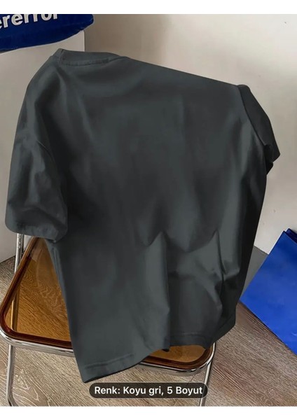 Yaratıcı Grafik Baskılı Erkeklerin Yaratıcı Üstü, Rahat Kısa Kollu Crew Neck T-Shirt,erkek Giyim