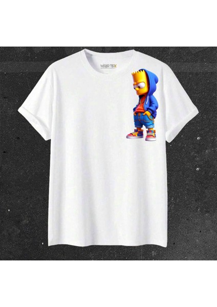 Unisex Oversize Efsane Yeni Sezon Simson Baskılı 1 Adet T-Shirt