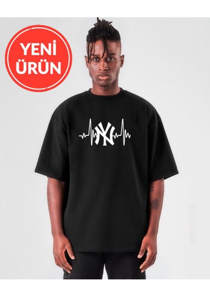 Unisex Yeni Sezon Oversize Ny T-Shirt