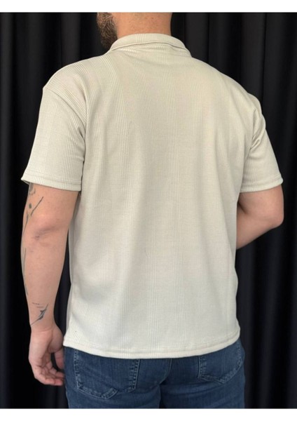 ✅ Polo Yaka Erkek T-Shirt – Petekli Kumaş, Şık ve Serin Tutar fiyatları