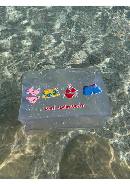 Şeffaf Islak Mayo Ve Bikini Çantası-Su Geçirmez Fermuarlı fiyatları