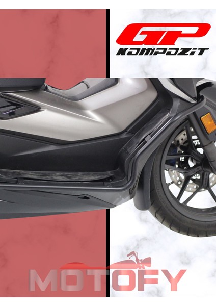 Gp Kompozit Honda Forza 250 2018-2022 Uyumlu Yan Koruma Demiri Siyah fırsatları