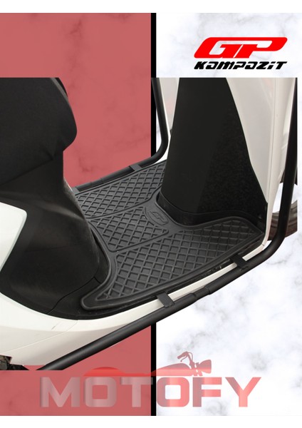 Gp Kompozit Honda Dio 2021-2024 Uyumlu Kauçuk Paspas Siyah fiyatları