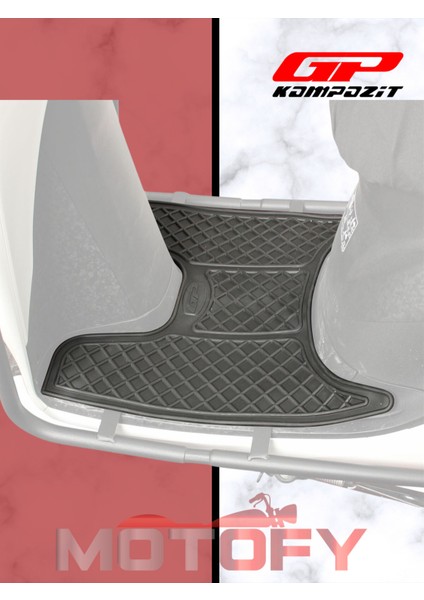 Gp Kompozit Honda Dio 2021-2024 Uyumlu Kauçuk Paspas Siyah fırsatları