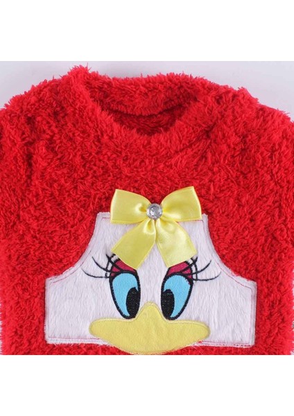 Kız Bebek Kırmızı Ördekli Welsoft 2'li Peluş Takım - 1010498