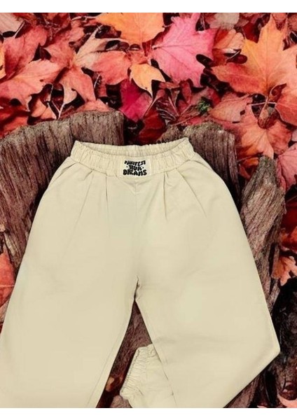 Kız Çocuk Beli Paçası Lastikli Eşofman Alt fırsatları