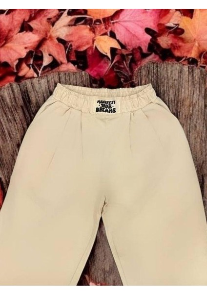 Kız Çocuk Beli Paçası Lastikli Eşofman Alt indirimleri