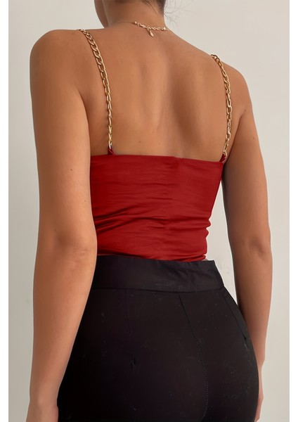 Zincir Askılı Crop Büstiyer T-Shirt fiyatları