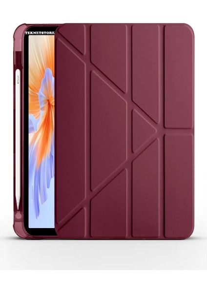 Honor Pad V9 11.5 Inç Kılıf Katlanır Kalem Bölmeli Silikon Standlı Uyku Modlu Akıllı Kapak