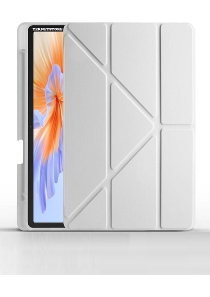 Honor Pad V9 11.5 Inç Kılıf Katlanır Kalem Bölmeli Silikon Standlı Uyku Modlu Akıllı Kapak