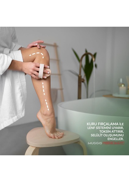 At Kılı Fırçası ve Mikro Gözenekli Hamam Kesesi 2'li Set