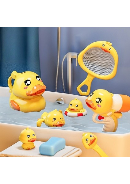 Sarı Ördek Banyo Oyuncağı (8 Parça) (Yurt Dışından)