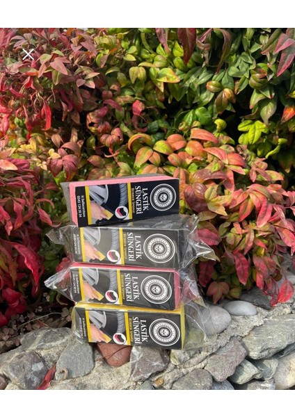 4 Adet Oto Özel Kıvrımlı Lastik Parlatma Süngeri