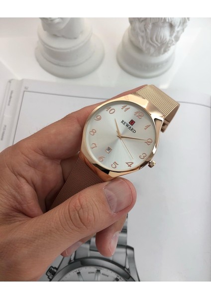 Orijinal Takvimli Çelik Su Geçirmez Erkek Saati modelleri