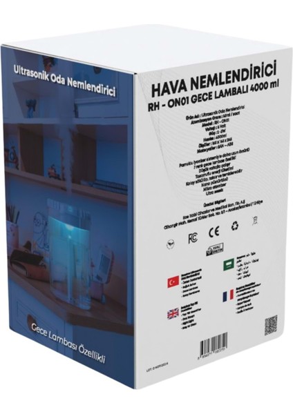 Respirox Home RH-ON01 Ultrasonik Oda Nemlendirici