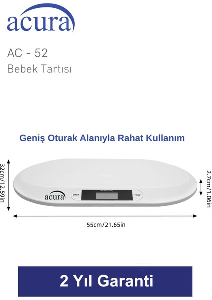 Ac-52 Ce Onaylı 20KG Kapasiteli Dijital Bebek Tartısı fırsatları