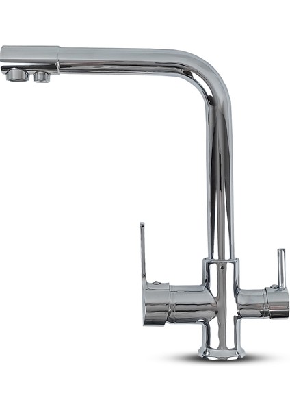Su Arıtma Cihazı Için 3 Yollu Oval L Borulu Krom Musluk fırsatları