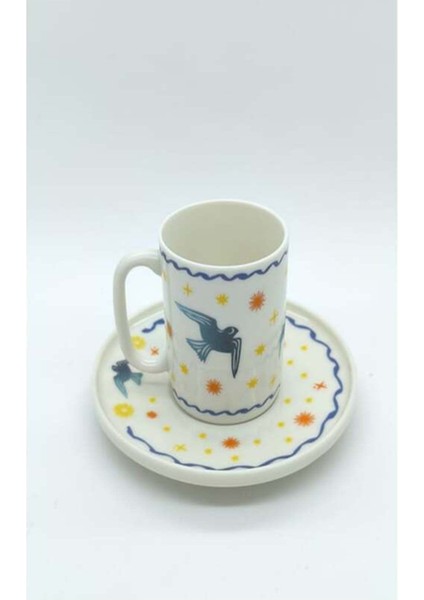 Elis Kahve Takımı 12 Parça Dekorlu