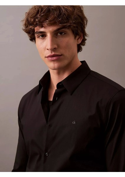 Ls Solıd Stretch Slım Shırt Erkek Gömlek LV04LB145G-UB1 indirimleri