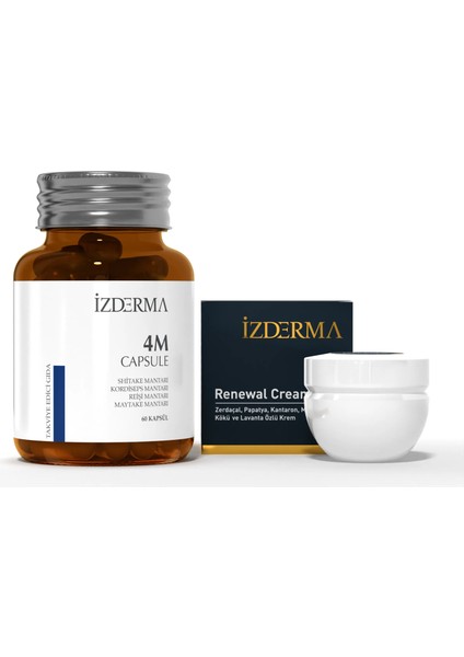 4m Takviye Edici Gıda ve Renewal Cream 20 ML