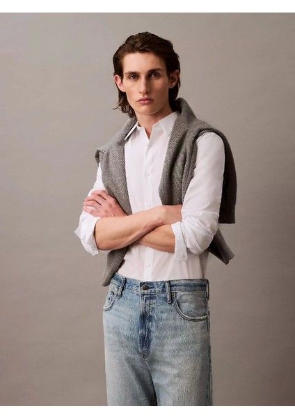 Ls Solıd Stretch Slım Shırt Erkek Gömlek LV04LB145G-YAA indirimleri