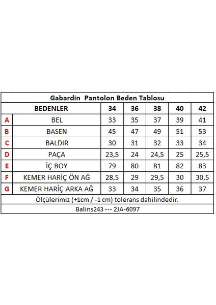 Kadın Gabardin Pantolon indirimleri