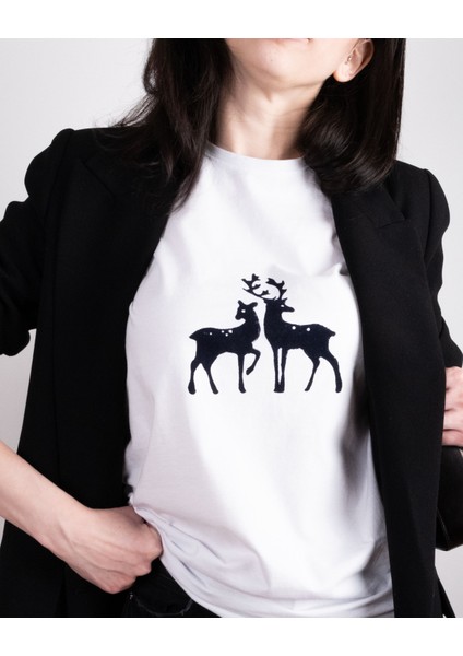 El Yapımı Taş Baskılı Tişört