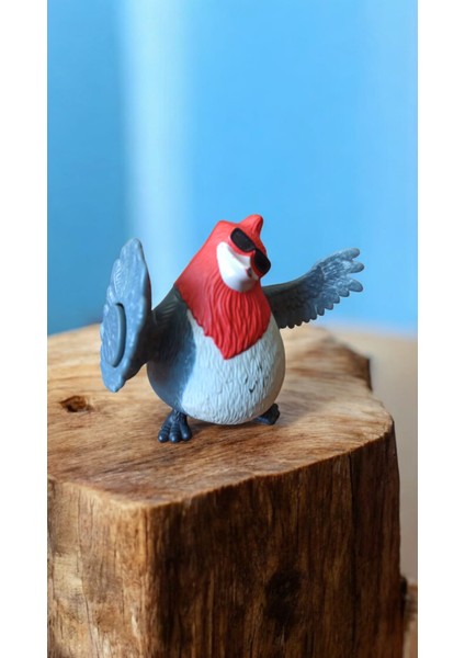 Vintage Angry Birds Orijinal Kurmalı Figür Oyuncak & 9 cm