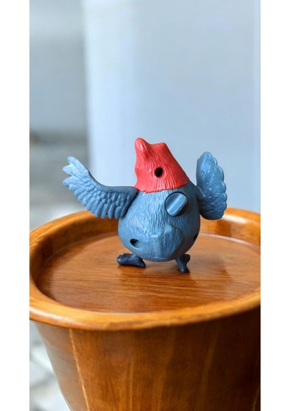 Vintage Angry Birds Orijinal Kurmalı Figür Oyuncak & 9 cm